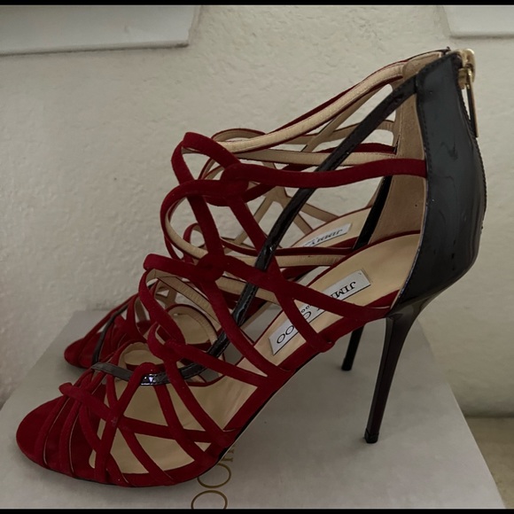 Jimmy Choo Fiscal Strappy Sandal sz 40 1/2 - Picture 3 of 8